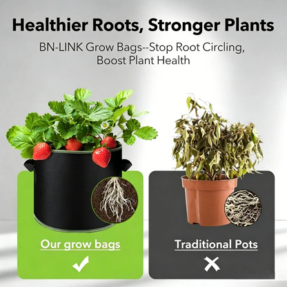 Sacs de culture en tissu robuste – Pots de plantes respirants et réutilisables
