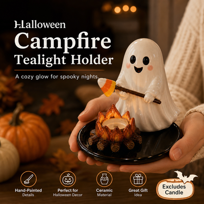 🔥DERNIER JOUR -49%💥Chandelier Chauffe-plat Feu de Camp Halloween