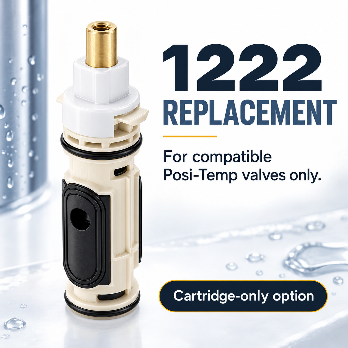 🔧 Extracteur de cartouche de douche et kit de remplacement 1222